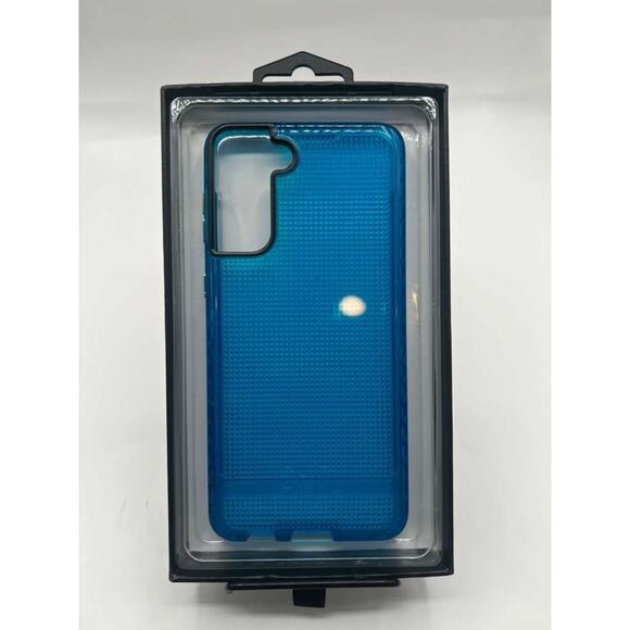 Cellhelmet Altitude Series Galaxy S21+ 5G Blue Case Rubber Shockproof Slim Grip - Picture 2 of 4
